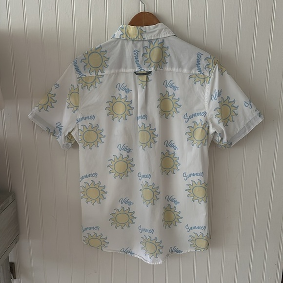 Free Planet Daily Short Sleeves Tropical Vibes Shirt sz M - Picture 8 of 11